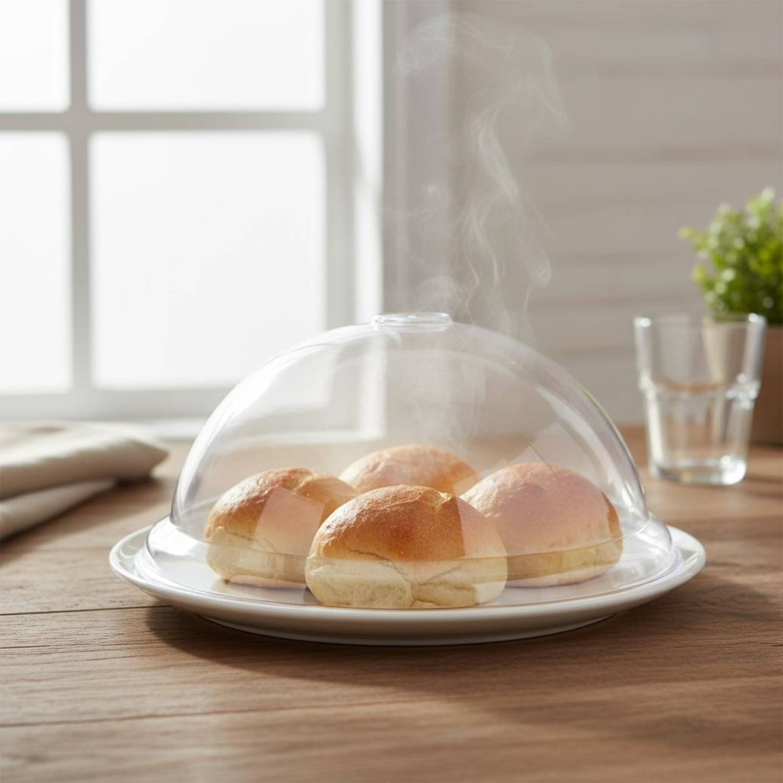 Plastic Dome Clear - Protetor de Alimentos para Geladeira: Tampa