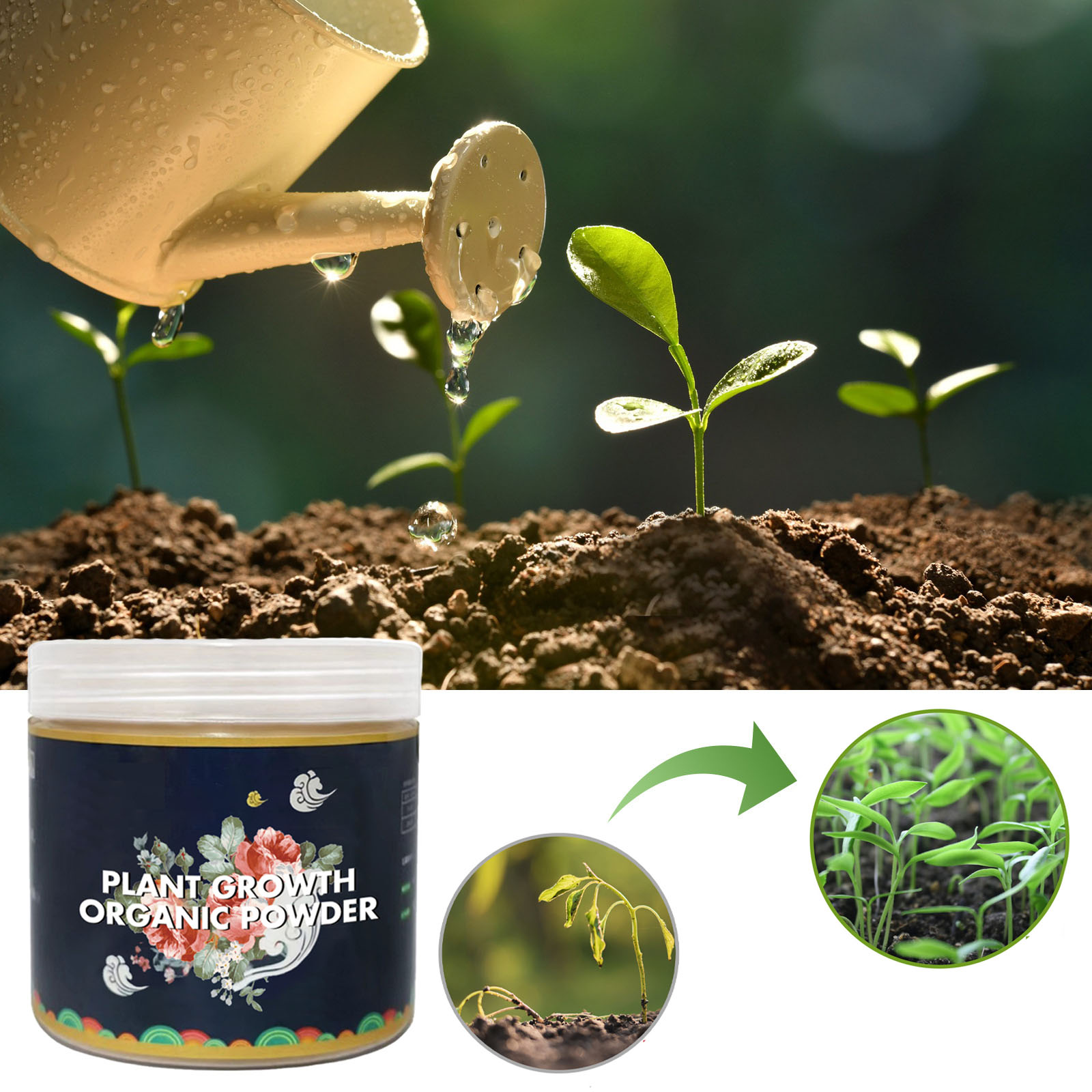 Rooting Hormone Powder - Pó de enraizamento rápido para o