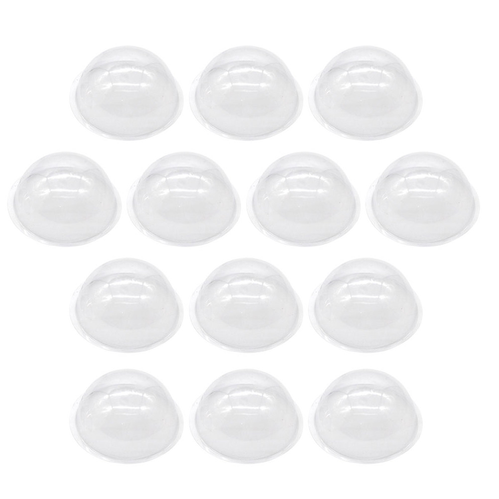 Plastic Dome Clear - 30 Peças de Tampas Transparentes de