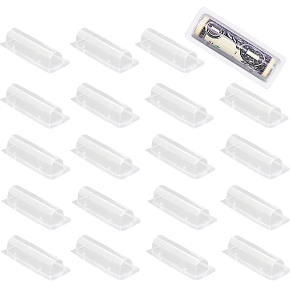 50/100 pçs titular do cartão d - Plastic Dome Clear avaliação e preço