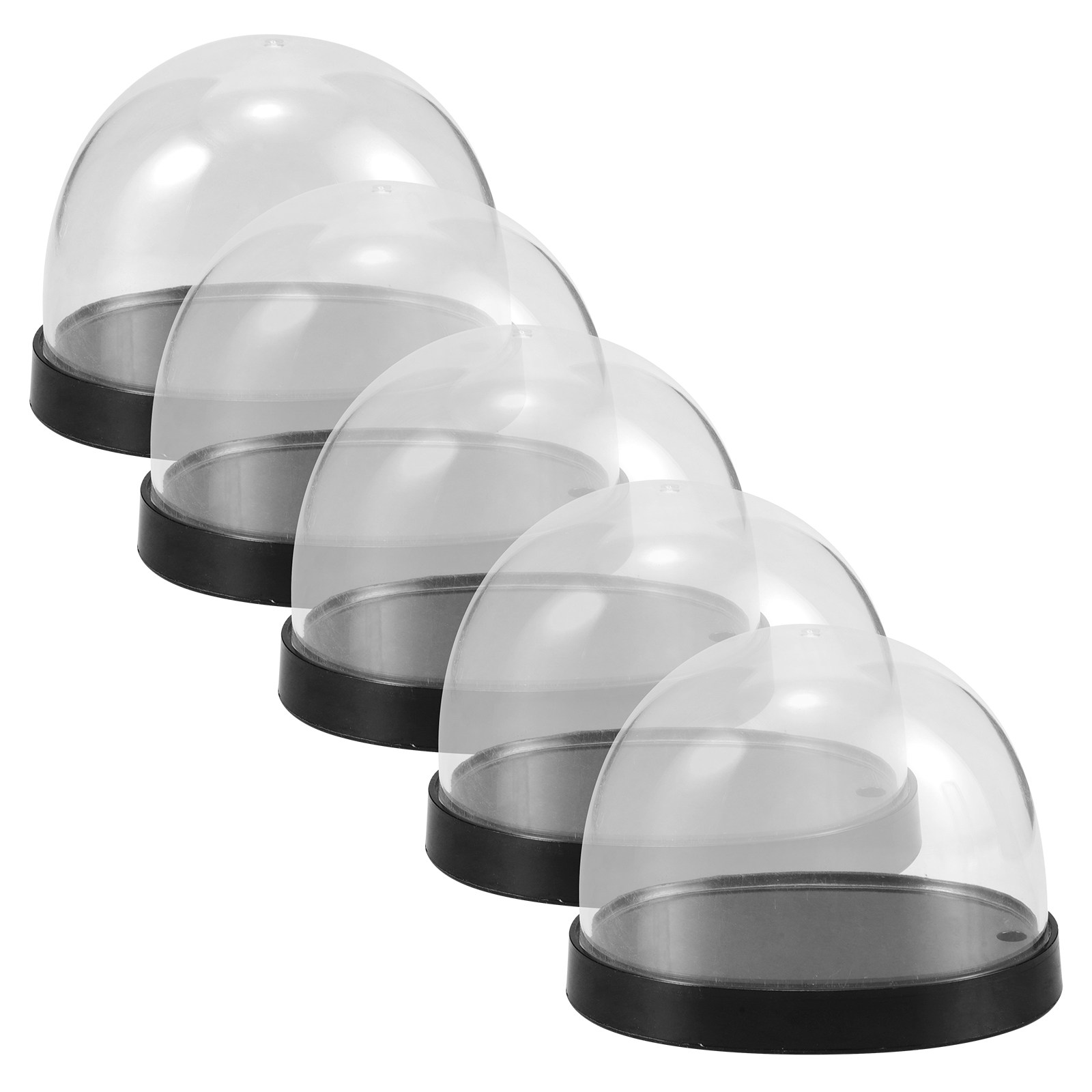 5 Conjuntos de Cúpulas Transpa - Plastic Dome Clear avaliação e preço
