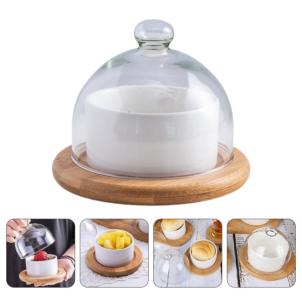 Conjunto de Tigelas de Cerâmic - Plastic Dome Clear avaliação e preço