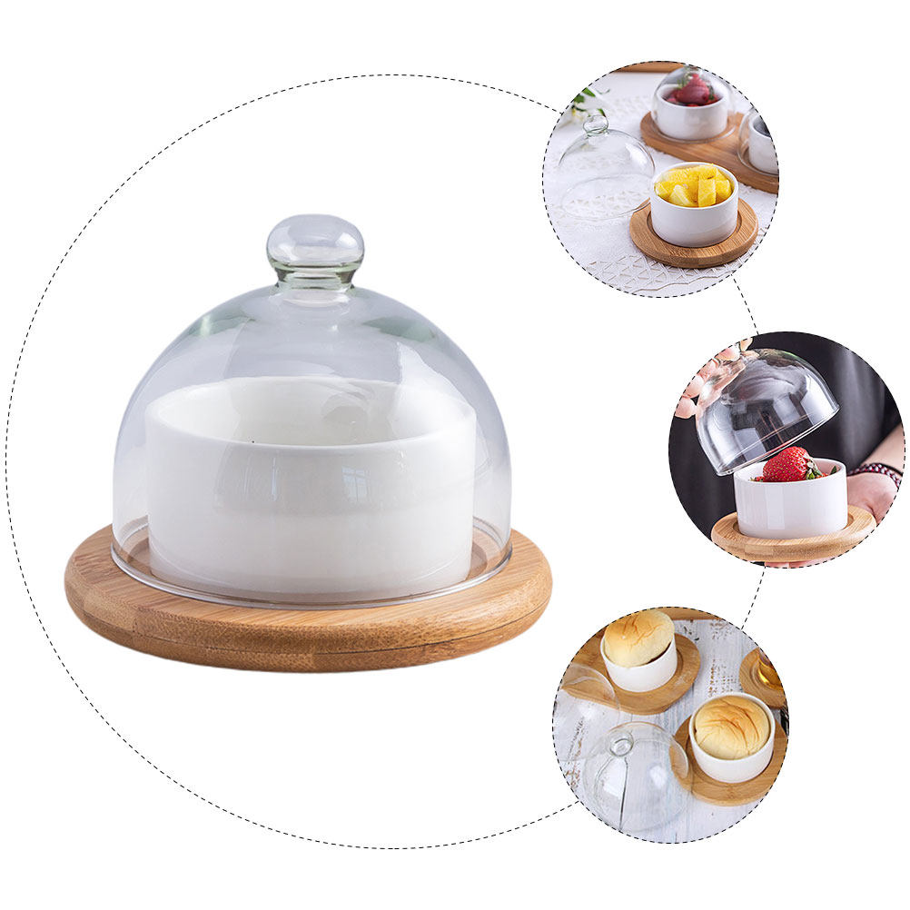 Conjunto de Tigelas de Cerâmic - Plastic Dome Clear avaliação e preço