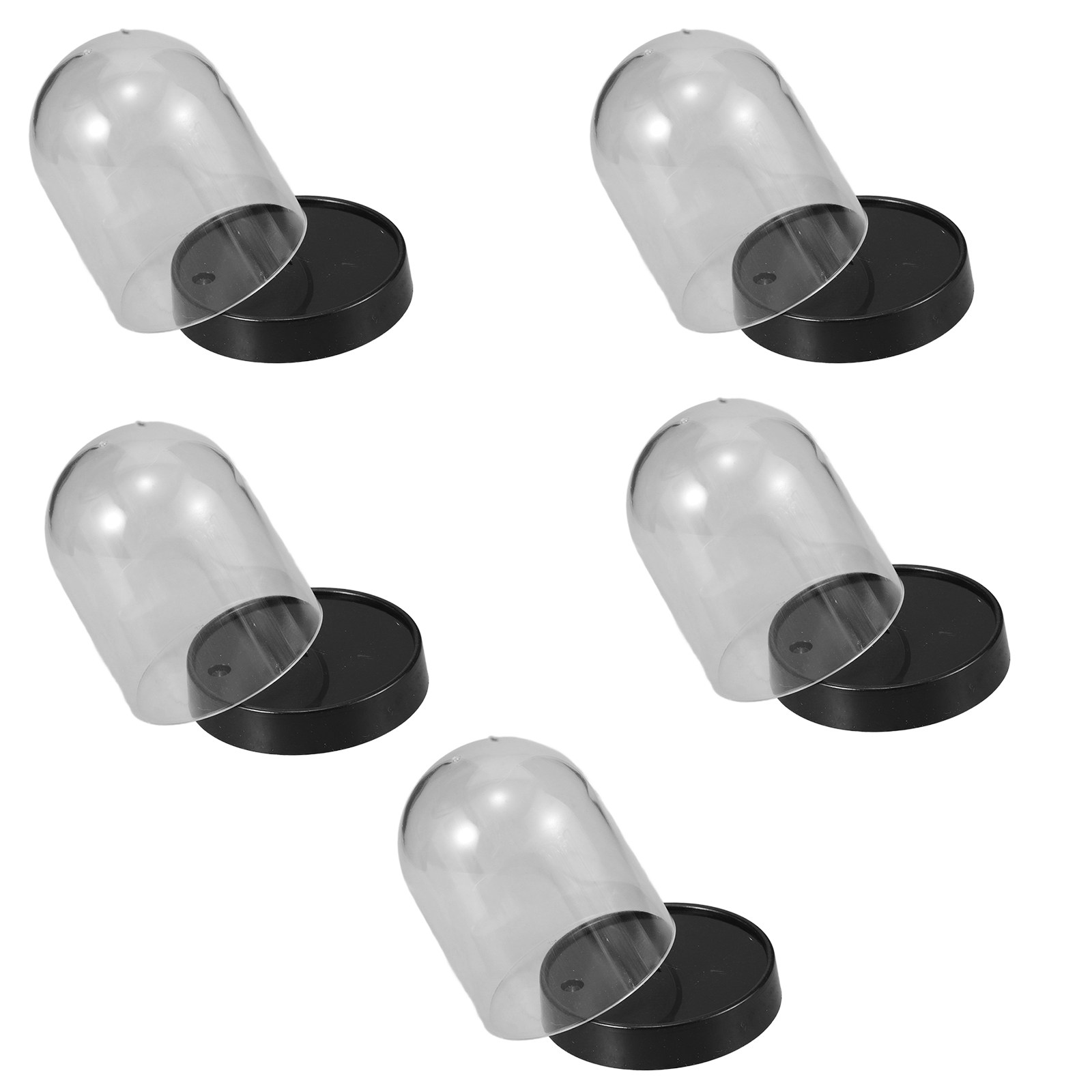 5 Conjuntos de Cúpulas de Plás - Plastic Dome Clear avaliação e preço