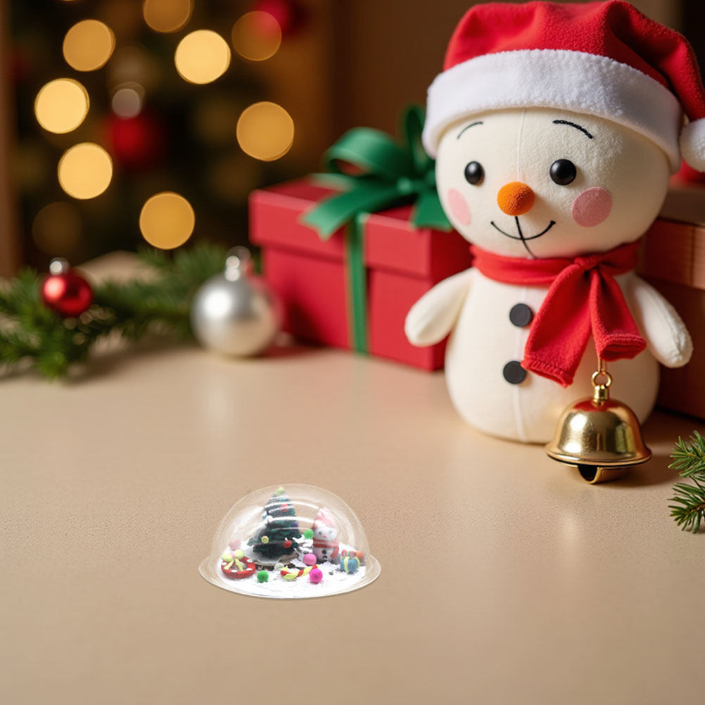 30 Peças de Tampas Transparent - Plastic Dome Clear avaliação e preço